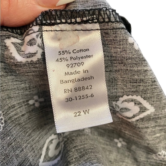 Roaman’s | Novelty | Long Sleeve | Blouse | Size: 22W - Picture 11 of 13